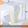 TngHui Preschool and Kindergarten Shiny White Graduation Cap with 2026 Tassel Charm view 2