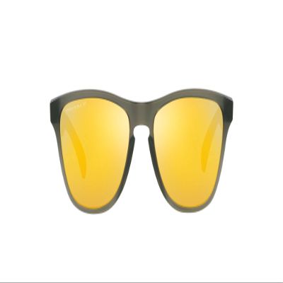 Oakley Unisex Kids Oj9006 Frogskins Xs Sunglasses, Matte Grey Smoke/Prizm 24k Polarized, 53 Mm US