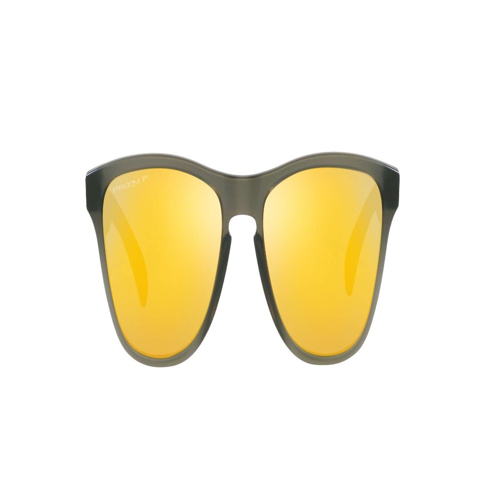 Oakley Unisex Kids Oj9006 Frogskins Xs Sunglasses, Matte Grey Smoke/Prizm 24k Polarized, 53 Mm US