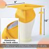TngHui Preschool and Kindergarten Shiny Gold Graduation Cap with 2026 Tassel Charm view 2