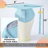 TngHui Preschool and Kindergarten Shiny Sky Blue Graduation Cap with 2026 Tassel Charm view 2