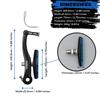 corki Cycles Linear Mountain Bike V-Brake Set Front and Rear 2 Pairs - 70mm Brake Pads (Black & Blue) view 2