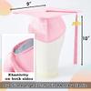 TngHui Preschool and Kindergarten Shiny Pink Graduation Cap with 2026 Tassel Charm view 2