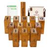 SunNordic Wooden Throwing Game Set, Numbered Block Toss Games with 1 x Scoreboard,12 x Premium Rubber Wood Pins & 1 x Dowel, Outdoor Backyard Lawn Bowling Yard Game for Kids, Adults & Family view 1