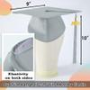 TngHui Preschool and Kindergarten Shiny Silver Graduation Cap with 2026 Tassel Charm view 2