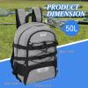 WOLT Lacrosse Bag-Lacrosse Backpack with Two Sticks Holder-Large Field Hockey Bag Holds All Sport Gears view 3