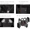 vAv YAKEDA Camo Tactical Outdoor Carrier Vest (Black) view 3