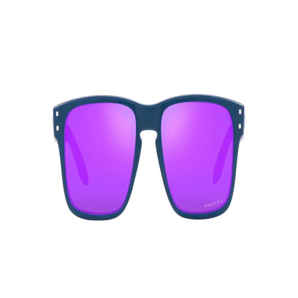 Oakley Youth Unisex Kids OJ9007 Holbrook XS Square Sunglasses, Matte Poseidon/Prizm Violet, 53 mm
