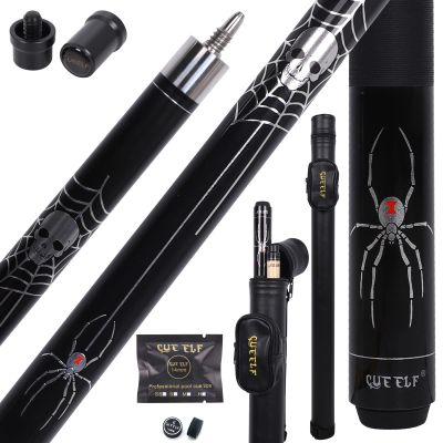 CUEELF Pool Cue Stick,Billiard Cue Sticks with Hard Case Low Deflection Shaft Professional Billiard Pool Cues Sticks 19.5-21 oz Cue Stick