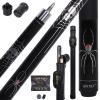 CUEELF Pool Cue Stick,Billiard Cue Sticks with Hard Case Low Deflection Shaft Professional Billiard Pool Cues Sticks 19.5-21 oz Cue Stick view 1