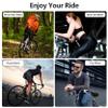 Bike Seat Cushion - Gel Padded Bike Seat Cover for Men Women Comfort, Extra Soft Exercise Bicycle Seat Compatible with Peloton, Outdoor & Indoor with Adjustable Velcro Secure Black view 3