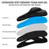 Bike Seat Cushion - Gel Padded Bike Seat Cover for Men Women Comfort, Extra Soft Exercise Bicycle Seat Compatible with Peloton, Outdoor & Indoor with Adjustable Velcro Secure Black view 4