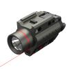 Feyachi Red Laser Flashlight Combo 500 Lumen Tactical Light with Picatinny Rail Mount-Nickel view 1