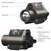 Feyachi Red Laser Flashlight Combo 500 Lumen Tactical Light with Picatinny Rail Mount-Nickel view 3