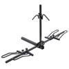 ECOTRIC Universal Electric Bike Rack Hitch Rear Mounted 2 Bikes Platform Style Folding Bicycles Carrier for Cars Trucks SUV with 2" Hitch 160 Lbs Total Load Capacity view 1