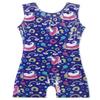 EQSJIU Gymnastics Leotards For Toddler Girls Dark Blue Unicorn Stars Donuts Sparkle Shinny Glitter Leotards For Girls Gymnastics Size 2t 3t 2-3t view 1