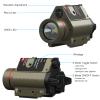 Feyachi Red Laser Flashlight Combo 500 Lumen Tactical Light with Picatinny Rail Mount-Sand view 3