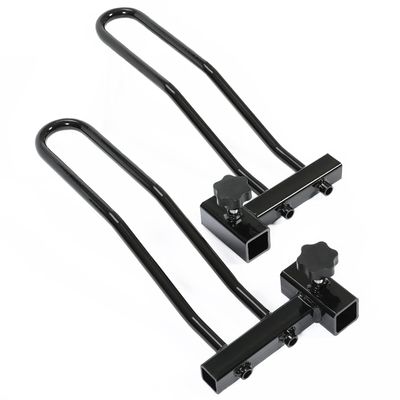 ECOTRIC Universal Electric Bike Carrier Accessories for Rack Hitch Rear Mounted Bike Platform Style Folding 80 Lbs Total Load Capacity