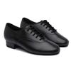 MSMAX Mens Ballroom Dance Shoes Black Morden Social Dancing Loafer 7 M US Men view 3