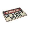 Abipuir Tent Door Mat Beware of Giant Snail Rug Farmhouse Bathroom Mats Bathroom Runner Rug (Size : 65X90CM) view 2