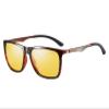 WIRUN Night Driving Glasses for Men, Anti-Glare Polarized UV400 Rainy Safe Night Vision Glasses for Fishing Driving Eyewear (Leopard) view 1