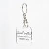 2 Pack Katartizo Luggage Tag Personalized Acrylic Address Tag Information Tag Acrylic Bag Tag Suitcase Bag Tag Travel Bag Tag (Square)
