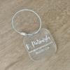 2 Pack Katartizo Luggage Tag Personalized Acrylic Address Tag Information Tag Acrylic Bag Tag Suitcase Bag Tag Travel Bag Tag (Square) view 2