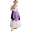 Linjinx Kids Girls Sleeveless Praise Lyrical Dance Dress Metallic Color Block Liturgical Worship Costume Tunic Dancewear Lavender 10 Years view 2