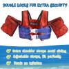 Toddler Floaties Kids Swim Vest for 22-66 Pounds Boys & Girls, Baby Swim Float Vest for Pool with Shoulder Harness Arm Wings, for Kids 2 3 4 5 6 7 Years Old Baby view 2