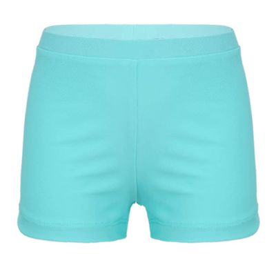 Daenrui Kids Girls Swim Shorts Boyshort Bottoms UPF50+ Quick Dry Beach Coverup Boardshort Beachwear Swimwear Sky 10 Years