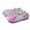 MSMAX Girls Ballet Dance Shoes Glitter Flats Party Princess Rainbow Shoes 3 M US Little Kid view 3