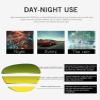 WIRUN Night Driving Glasses for Men, Polarized Anti Glare UV400 Day Night Vision Cycling Fishing Golf Safety Sunglasses (Red) view 4