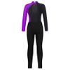 JanJean Girls 2Pcs Gymnastics Dance Outfits Kids Glitter Ballet Leotard with Athletic Legging Pants Set Tumbling Dancing Purple&Black 8 Years view 2