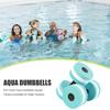 WATER WEIGHTS - WATER WEIGHTS FOR POOL EXERCISE SET Sports Aquatic Exercise Dumbbells Aqua Fitness Barbells Exercise Hand Bars - Set of 2 - for Water Aerobics (Red) view 4