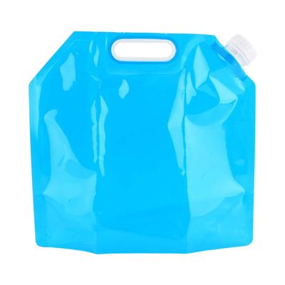 10L Water Bag, Food Grade PE Folding Drinking Water Container Bag, Outdoor Water Storage Lifting Bag for Hiking, Picnic, Camping