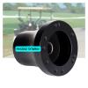 Golf Cart Steering Wheel Fit for EZGO RXV & TXT, Club Car DS, Club Car Precedent, Yamaha, Most Golf Cart (A EZGO TXT&RXV Adapter - Black) view 1