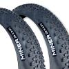 Two Duro Miner 29x3.0 Mountain Bike Tires, Folding Bead - Great Traction, Fast Rolling view 1