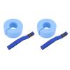 TITA-DONG 2 Pcs Foam Swim Aquatic Cuffs, EVA Water Aerobics Float Ring Fitness Exercise Set, Ankles Arms Belts with Quick Release Buckle for Swimming Fitness Training(Blue) view 1
