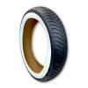 Duro Tire 20x4.25 Boomerang Fat Bike Tire, Semi Slick Beach Cruiser Chopper Fat Bike Tire, Whitewall view 2
