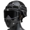 Airsoft Helmet Can Adjust ACH Tactical Helmet, and Airsoft Mask with Removable Anti-Fog Goggles is Used for Outdoor Sports of Airsoft Paintball CS Games view 3