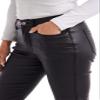 Mud Pie Women's Krisa Faux Leather Pants, Extra-Small view 4