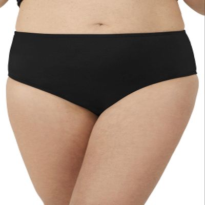 Amoena Women's Mykonos High Waist Panty Bikini Bottoms, Black