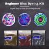 PRO Chemical Flying Ace Disc Golf Dye Kit | Easy-to-Apply Powder Dyes for Custom Designs on Disc Golf Discs | Perfect for DIY Swirls, Patterns & Creative Beginners Flying Discs | 12 Colors view 2