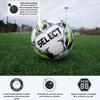 Select Club DB V22 Soccer Ball, 12-Ball Pack with Duffle Ball Bag and Hand Pump, White/Black, Size 4 view 2