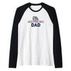 Gonzaga University Bulldogs Dad Raglan Baseball Tee view 1