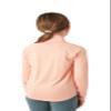 HORZE Lola Kids Long Sleeved Half Zip Tec Shirt - Shrimp Pink - XL view 4
