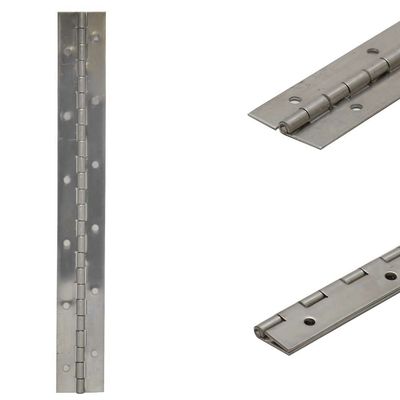 Boat Piano Hinge | Stainless Steel 12 x 1 1/2 Inch Silver