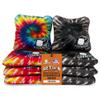 Cornhole365 Themed Cornhole Bags - All-Weather, Heavy-Duty Polyester Fabric, Resin Filling, Double-Stitched Duck Cloth - Professional Corn Hole Bean Bags for Indoor & Outdoor Use - Tye Dye - Set of 8 view 1
