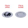 Ambassador Marine - 1-1/2 inch Drain, Flip Drain - with Overflow, Straight, 1-1/4 inch-M Thread Adapter - Chrome - S01-0504-CP-W view 3