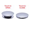 Ambassador Marine - 1 3/4 inch Drain, Touch Trap Sink Drain - with Cover - no Overflow, 3/4 inch & 1 inch Hose Barb - Chrome - V03-0708-CP-W view 3